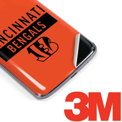 NFL Cincinnati Bengals Orange Performance Series Moto E5 Plus Skin
