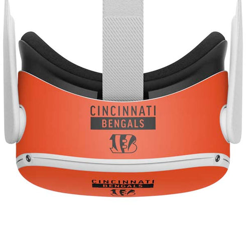 NFL Cincinnati Bengals Orange Performance Series Oculus Quest 2 Skin