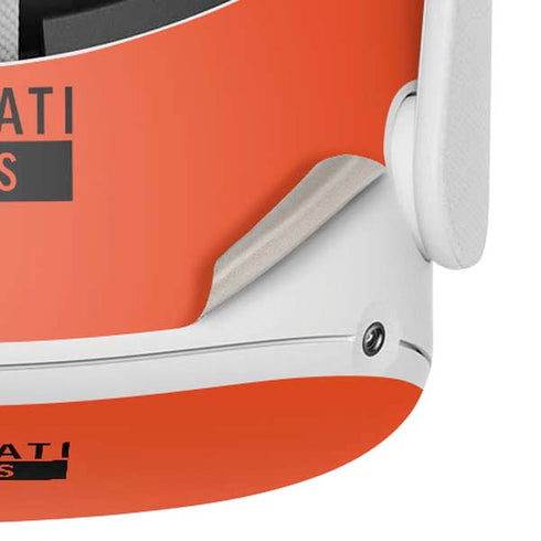 NFL Cincinnati Bengals Orange Performance Series Oculus Quest 2 Skin