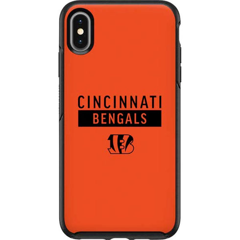 NFL Cincinnati Bengals Orange Performance Series Otterbox Symmetry iPhone Skin