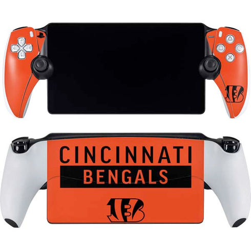 NFL Cincinnati Bengals Orange Performance Series PlayStation Portal Remote Player Skin