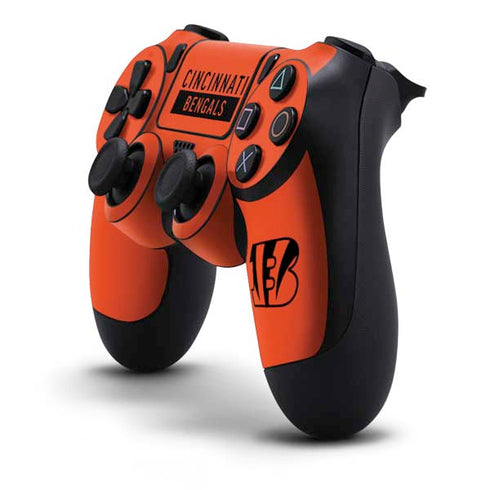 NFL Cincinnati Bengals Orange Performance Series PS4 Controller Skin