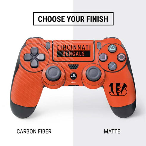 NFL Cincinnati Bengals Orange Performance Series PS4 Controller Skin