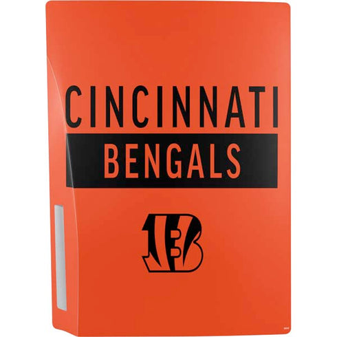 NFL Cincinnati Bengals Orange Performance Series PS5 Bundle Skin