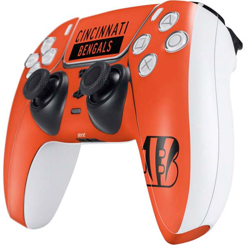 NFL Cincinnati Bengals Orange Performance Series PS5 Controller Skin