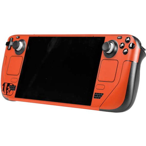 NFL Cincinnati Bengals Orange Performance Series Steam Deck Handheld Gaming Computer Skin