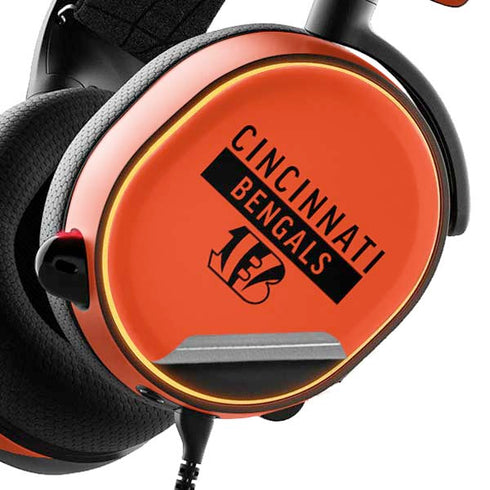 NFL Cincinnati Bengals Orange Performance Series SteelSeries Arctis 3 Skin