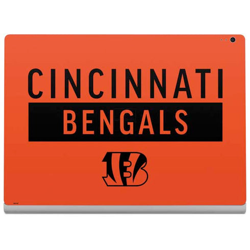 NFL Cincinnati Bengals Orange Performance Series Surface Book 2 13.5in Skin