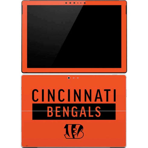 NFL Cincinnati Bengals Orange Performance Series Surface Pro 4 Skin