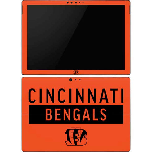 NFL Cincinnati Bengals Orange Performance Series Surface Pro 6 Skin