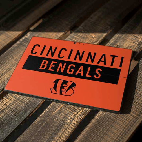 NFL Cincinnati Bengals Orange Performance Series Surface Pro 6 Skin