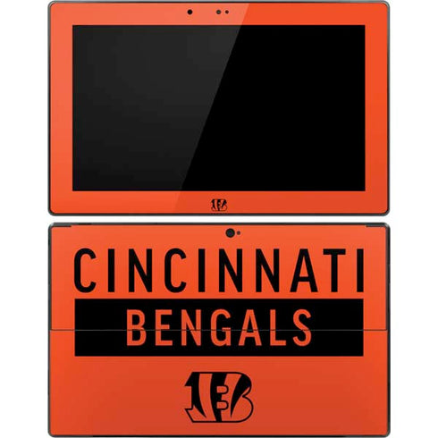 NFL Cincinnati Bengals Orange Performance Series Surface Pro Tablet Skin