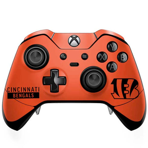 NFL Cincinnati Bengals Orange Performance Series Xbox One Elite Controller Skin