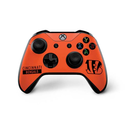 NFL Cincinnati Bengals Orange Performance Series Xbox One X Bundle Skin