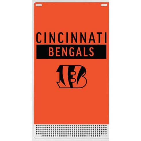 NFL Cincinnati Bengals Orange Performance Series Xbox Series S Console Skin