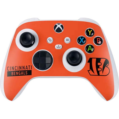 NFL Cincinnati Bengals Orange Performance Series Xbox Series S Controller Skin
