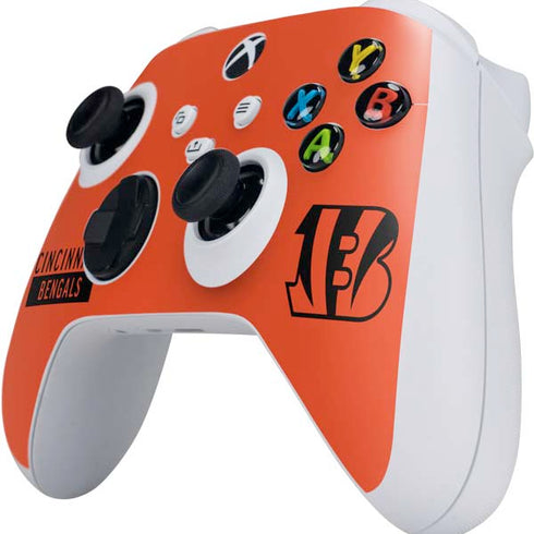 NFL Cincinnati Bengals Orange Performance Series Xbox Series S Controller Skin