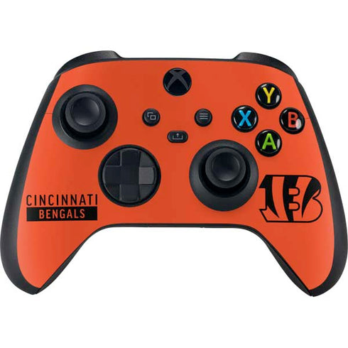 NFL Cincinnati Bengals Orange Performance Series Xbox Series X Controller Skin