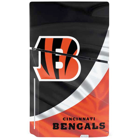 NFL Cincinnati Bengals PS5 Slim Disk Bundle Skin