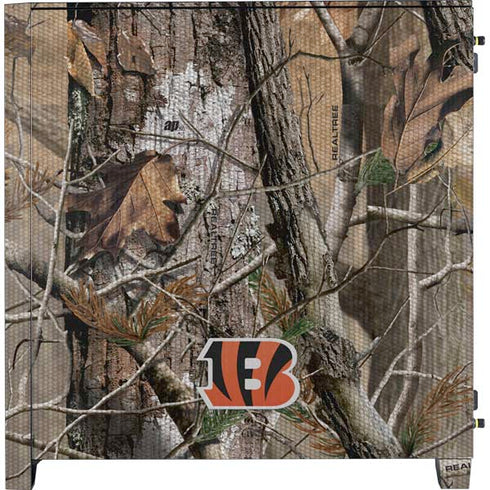 NFL Cincinnati Bengals Realtree AP Camo Corsair 4000D Tempered Glass Mid-Tower ATX Case Skin