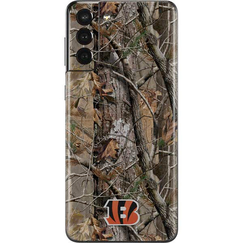 NFL Cincinnati Bengals Realtree AP Camo Galaxy S21 Plus 5G Skin