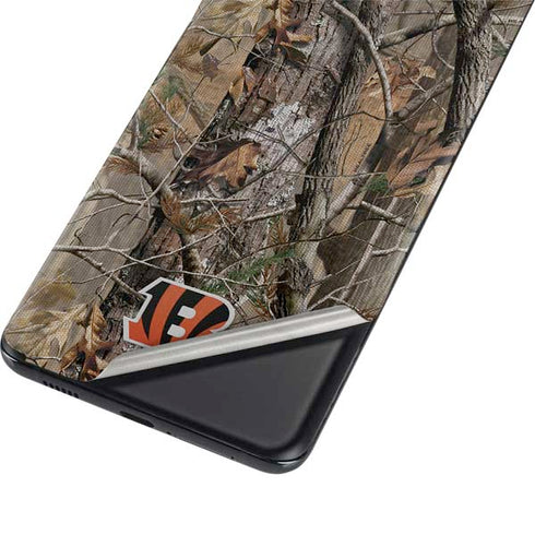 NFL Cincinnati Bengals Realtree AP Camo Galaxy S21 Plus 5G Skin