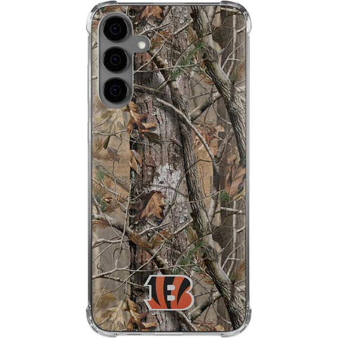 NFL Cincinnati Bengals Realtree AP Camo Galaxy S24 Plus Clear Case