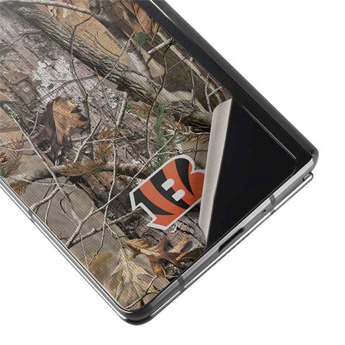 NFL Cincinnati Bengals Realtree AP Camo Galaxy Z Fold2 5G Skin