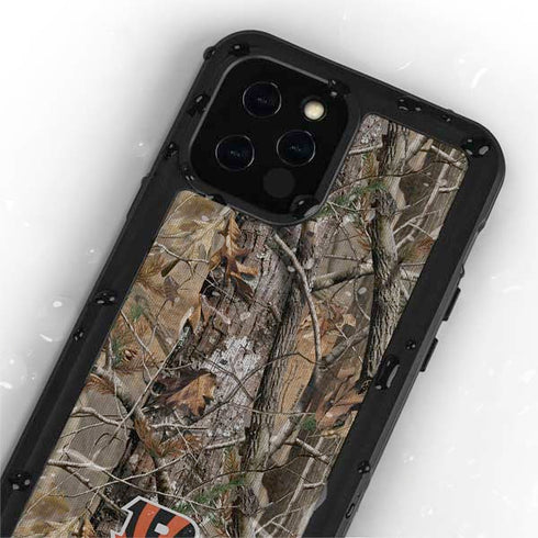 NFL Cincinnati Bengals Realtree AP Camo iPhone 12 Pro Waterproof Case