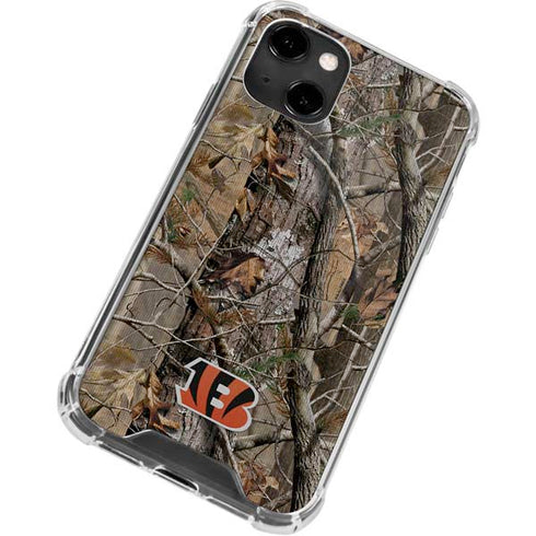 NFL Cincinnati Bengals Realtree AP Camo iPhone 13 Clear Case