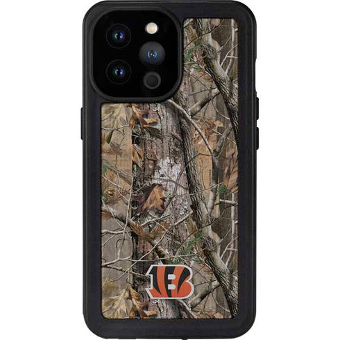 NFL Cincinnati Bengals Realtree AP Camo iPhone 14 Pro Max Waterproof Case