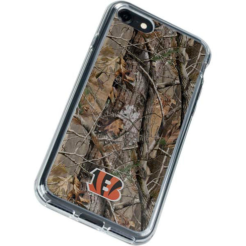 NFL Cincinnati Bengals Realtree AP Camo iPhone SE (2nd & 3rd Gen) Clear Case