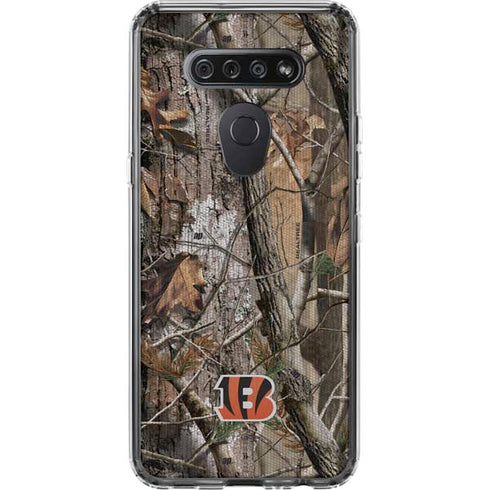 NFL Cincinnati Bengals Realtree AP Camo LG K51/Q51 Clear Case