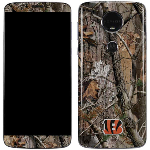 NFL Cincinnati Bengals Realtree AP Camo Moto E5 Plus Skin