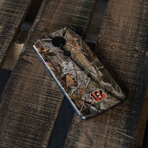 NFL Cincinnati Bengals Realtree AP Camo Moto E5 Plus Skin