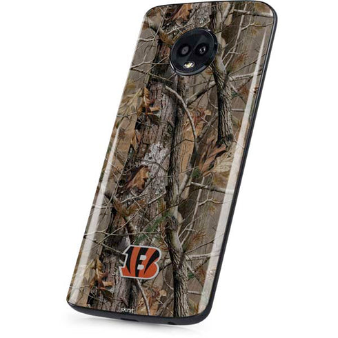 NFL Cincinnati Bengals Realtree AP Camo Moto G6 Skin