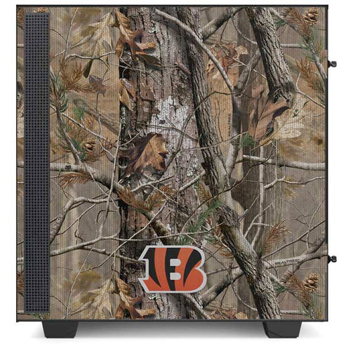 NFL Cincinnati Bengals Realtree AP Camo NZXT H510 Compact ATX Mid-Tower Case Skin