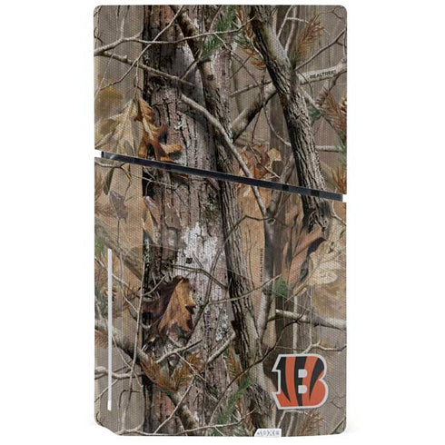 NFL Cincinnati Bengals Realtree AP Camo PS5 Slim Disk Bundle Skin