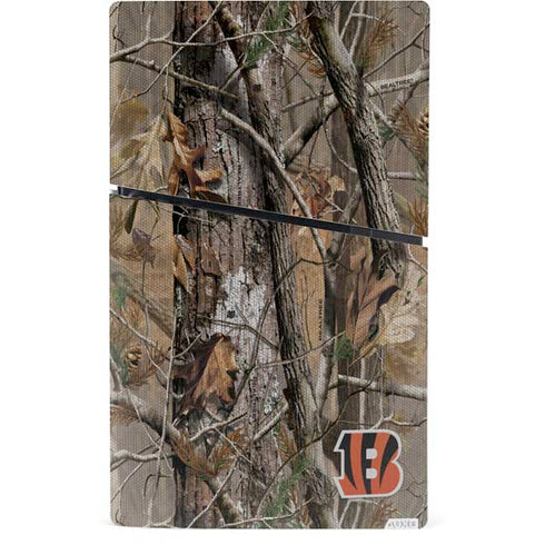 NFL Cincinnati Bengals Realtree AP Camo PS5 Slim Digital Edition Console Skin