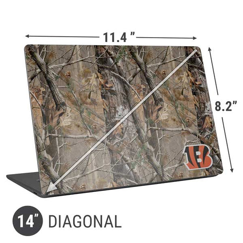 NFL Cincinnati Bengals Realtree AP Camo Universal Laptop 14in (11.4 x 8.2in) Skin