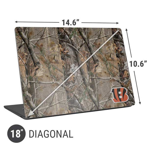 NFL Cincinnati Bengals Realtree AP Camo Universal Laptop 18in (14.6 x 10.6in) Skin