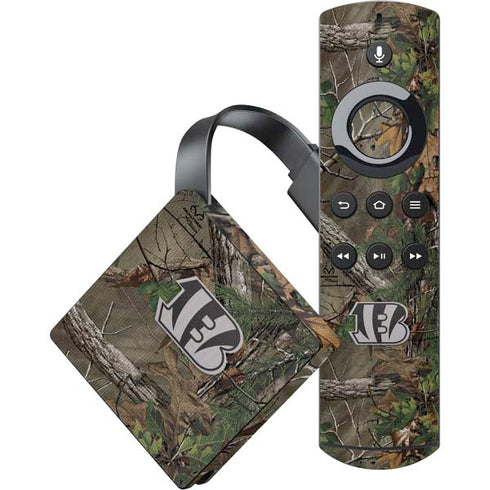 NFL Cincinnati Bengals Realtree Xtra Green Camo Amazon Fire TV Skin