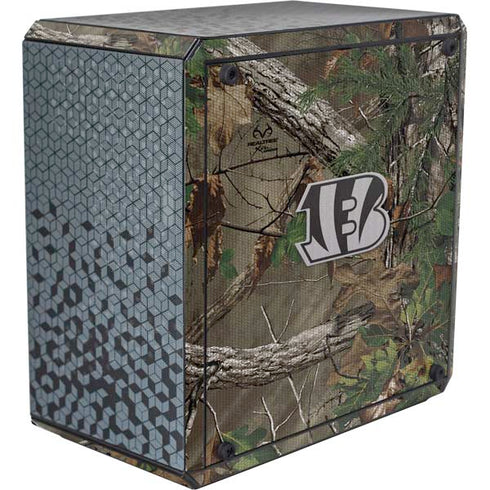 NFL Cincinnati Bengals Realtree Xtra Green Camo Cooler Master MasterBox Q300L Mini Tower Skin