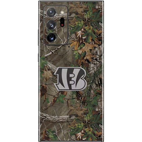 NFL Cincinnati Bengals Realtree Xtra Green Camo Galaxy Note20 Ultra 5G Skin