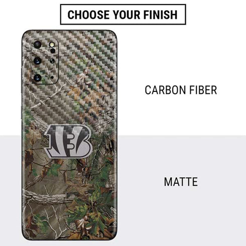 NFL Cincinnati Bengals Realtree Xtra Green Camo Galaxy S20 Plus Skin