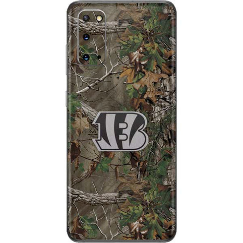 NFL Cincinnati Bengals Realtree Xtra Green Camo Galaxy S20 Skin