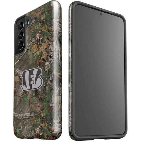 NFL Cincinnati Bengals Realtree Xtra Green Camo Galaxy S21 5G Pro Case