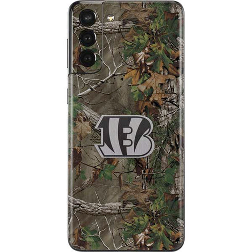 NFL Cincinnati Bengals Realtree Xtra Green Camo Galaxy S21 Plus 5G Skin