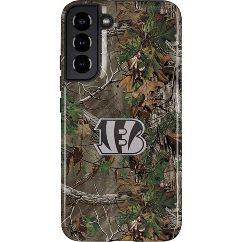 NFL Cincinnati Bengals Realtree Xtra Green Camo Galaxy S22 Plus Pro Case