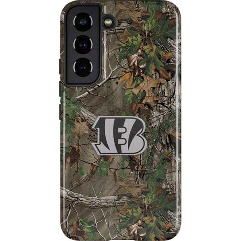 NFL Cincinnati Bengals Realtree Xtra Green Camo Galaxy S22 Pro Case